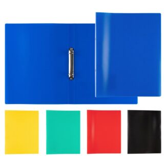 Папка 4 кольца 25мм А4 Expert Complete Classic 500 мкм песок синяя