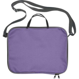 Папка А4 с ручками deVENTE для чертежей и рисунков Фиолетовая, ткань, с расширением, молния сверху