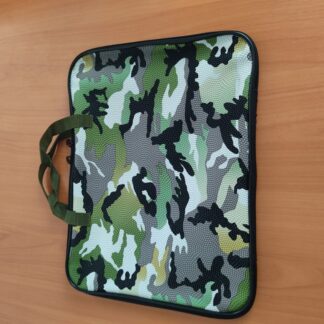 Папка А4 с ручками ХАКИ мягкий пластик