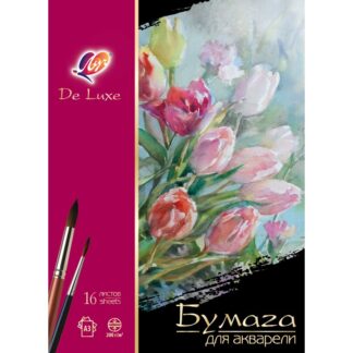 Папка для акварели А3, 16л Луч ЛЮКС