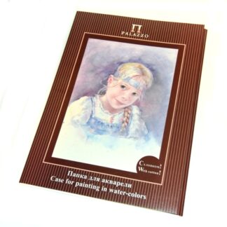 Папка для акварели «Настя», 200 г/м2, А4, 10 л, хлопок 50%