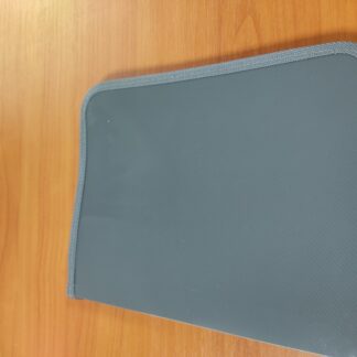 Папка для тетрадей А5 молния вокруг пластик Серая