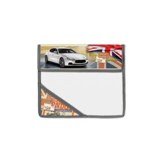 Папка для тетрадей А5 на липучке пластик Авто и Лондон