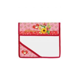 Папка для тетрадей А5 на липучке пластик Стиль для девочек