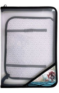 Папка для труда А4 молния вокруг, с уголком Бегущий трансформер пластик