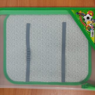 Папка для труда А4 молния вокруг, с уголком Яркие мячи и кубок пластик