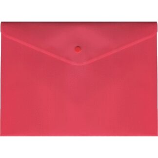 Папка на кнопке deVENTE A4 180 мкм, непрозрачная красная