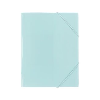 Папка на резинке A4 35 мм Expert Complete Trend Pastel 600 мкм диагональ бирюзовая