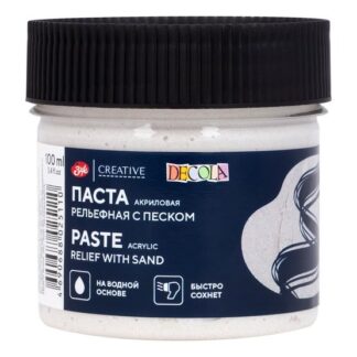 Паста акриловая 100мл Декола художественная рельефная с песком