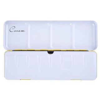 Пенал для акварели на 21 кювету Сонет металл, жёлтый