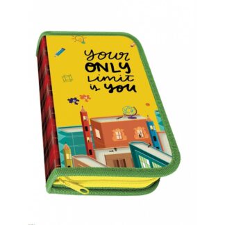 Пенал односекционный большой Книжный город, 190/115