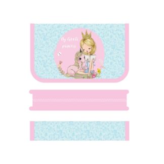 Пенал односекционный большой с планкой ткань МАЛЕНЬКАЯ ПРИНЦЕССА, 130/200