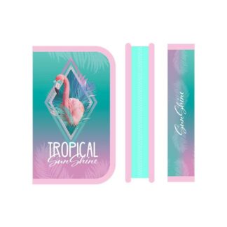 Пенал односекционный SOFT большой ФЛАМИНГО В ОЧКАХ, 190/115