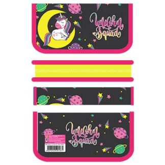 Пенал односекционный средний Лайт Единорог на луне, 190/90