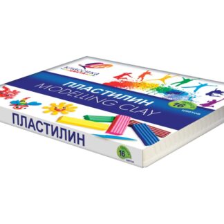 Пластилин 16цв Луч Классика, 320гр, со стеком