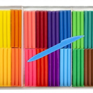 Пластилин 20цв Луч Кроха мягкий восковой, 300гр, со стеком