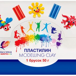 Пластилин 50г Луч Классика ассорти 30шт