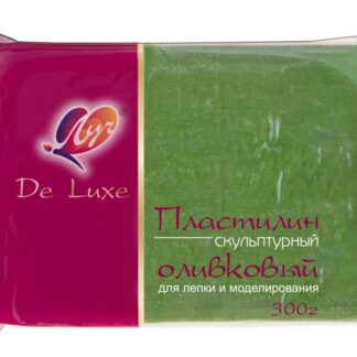 Пластилин Луч Скульптурный 300г оливковый