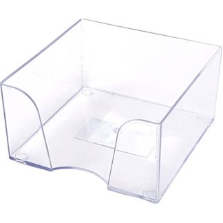 Подставка для бумажного блока Attomex 9x9x5 см, прозрачная