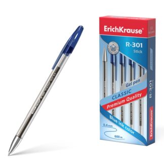 Ручка гелевая ErichKrauseR R-301 Classic Gel Stick 0.5 синий