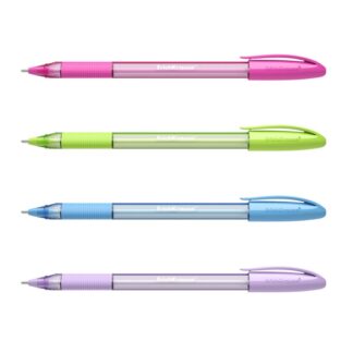 Ручка шариковая ErichKrauseR U-109 Spring Stick&Grip 1.0, Ultra Glide Technology, цвет чернил синий