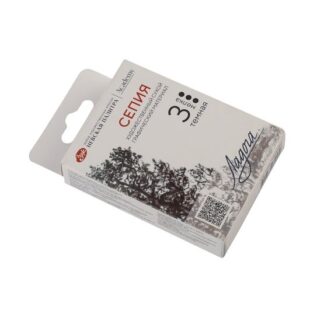 Сепия 3 мелка тёмная Ладога Набор сухих художественных графических материалов