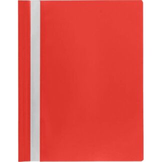 Скоросшиватель Attomex A4 с прозрачным верхом, красный 100/120 мкм