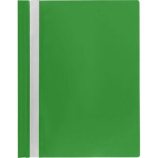 Скоросшиватель Attomex A4 с прозрачным верхом, зеленый 100/120 мкм