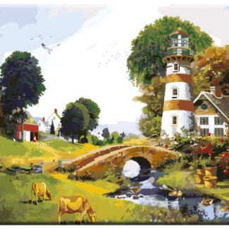 Сонет Холст на картоне с эскизом, Пейзаж, 30х40 см