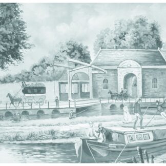 Сонет Холст на картоне с эскизом, У реки, 30х40 см