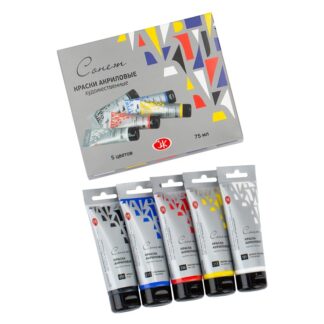 Сонет Набор акрил картон 5 шт х75мл