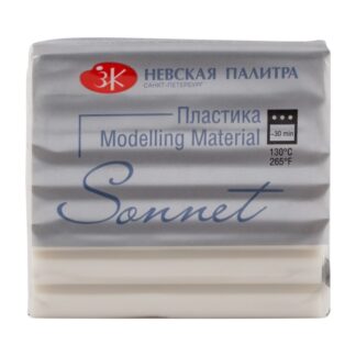 Сонет Пластика флуоресцентная, брус 56 г., белый