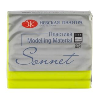 Сонет Пластика флуоресцентная,брус 56 г., лимонный
