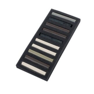 Соус 10 мелков ассорти цветов Ладога Набор сухих художественных графических материалов