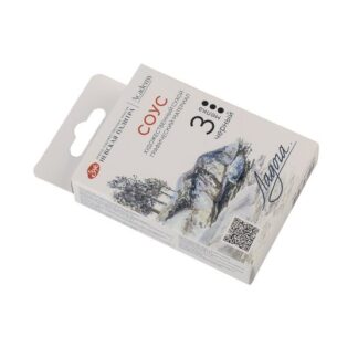 Соус 3 мелка черный Ладога Набор сухих художественных графических материалов