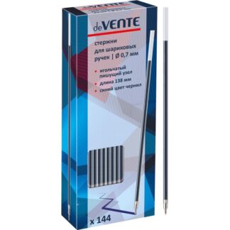 Стержень шариковый deVENTE Vista синий 0,7 мм, 138 мм, игольчатый пишущий узел