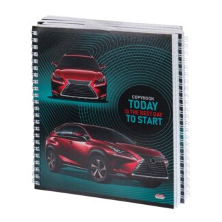 Тетрадь 80л клетка гребень ОТЛИЧНАЯ МАШИНА  цвет.мелов.обложка