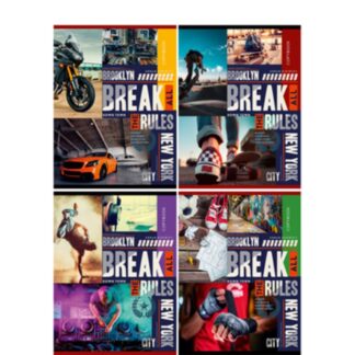 Тетрадь 96л клетка скрепка УЛИЧНАЯ КУЛЬТУРА цвет.мелов.обл., перевертыши)