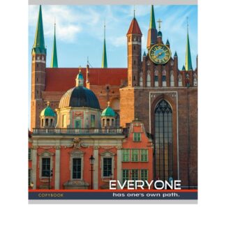 Тетрадь 96л клетка скрепка ЖЕМЧУЖИНЫ АРХИТЕКТУРЫ цвет.мелов.обл.