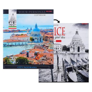 Тетрадь 96л клетка скрепка ЖЕМЧУЖИНЫ ЕВРОПЫ цвет.мелов.обл., перевертыши)