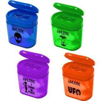 Точилка deVENTE Alien 2 отв, с контейнером, пластмассовая