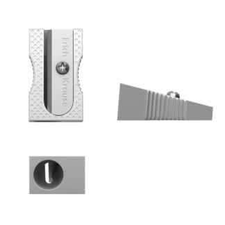 Точилка металлическая ErichKrauseR Ferro, цвет корпуса серебряный