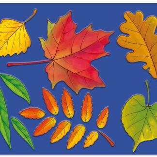 Трафарет Луч Листья деревьев