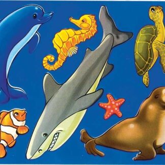 Трафарет Луч Морские обитатели