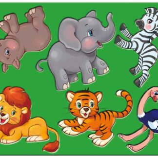 Трафарет Луч Веселые зверята