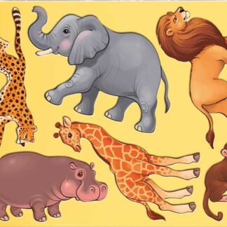 Трафарет Луч Животные Африки