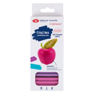 Я-Художник! Набор пластики (масса для лепки запекаемая), 120 г, 6 цветов, пастельные цвета