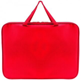 Папка А3 с ручками КРАСНАЯ ткань