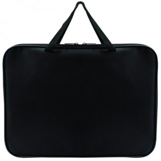 Папка А4 с ручками ЧЕРНАЯ ткань