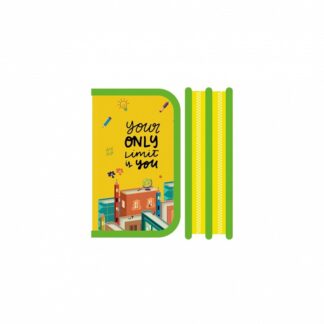 Пенал двухсекционный большой КНИЖНЫЙ ГОРОД, 190/105